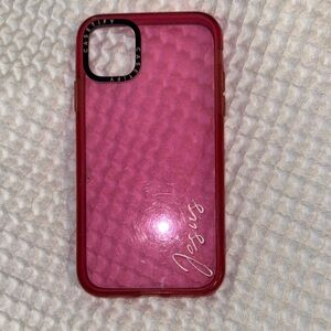 Casetify Vibrant Pink iPhone 11 Case